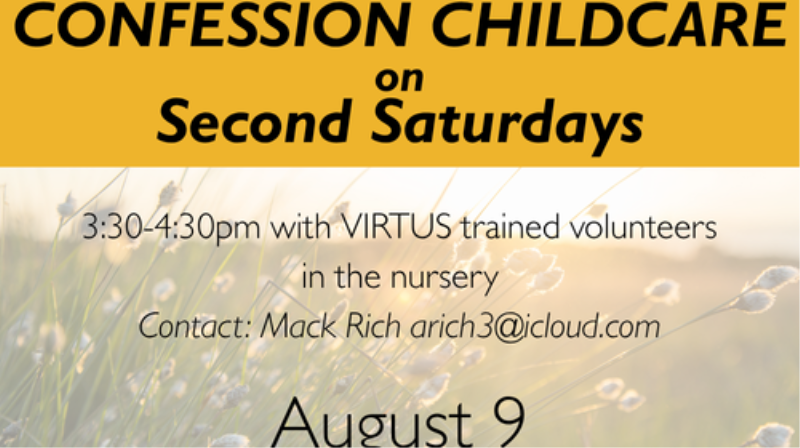 August Confession Childcare