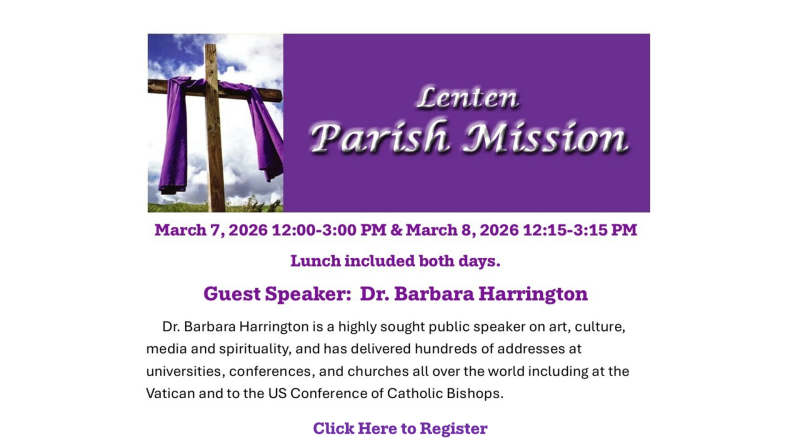 2026 Lenten Mission