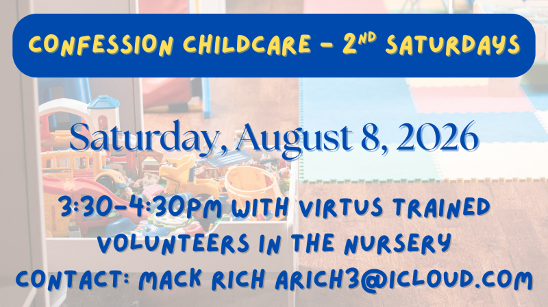August 2026 Confession Childcare
