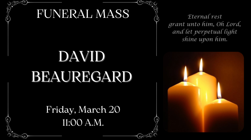 David Beauregard Funeral