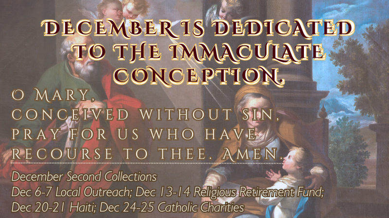 December devotion and collections