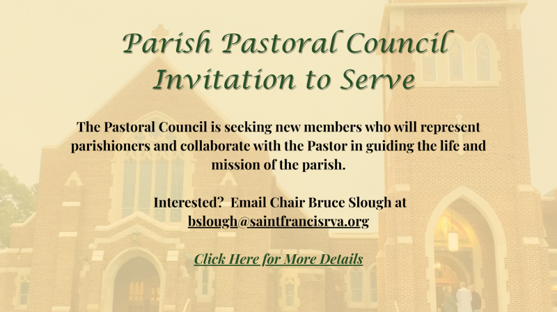 2026 Pastoral Council Invitation