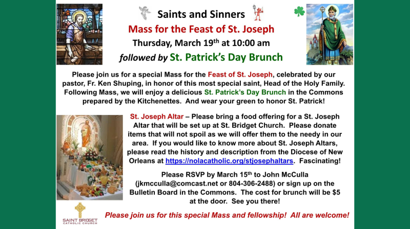 March 2026 Saints & Sinners