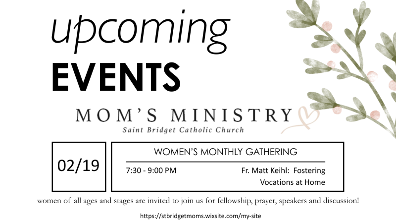 2/26 Mom's Ministry