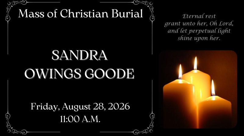 Sandra Owings Goode Funeral