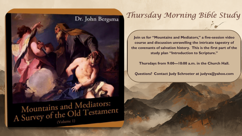 Thursday Morning Bible Study June 2026