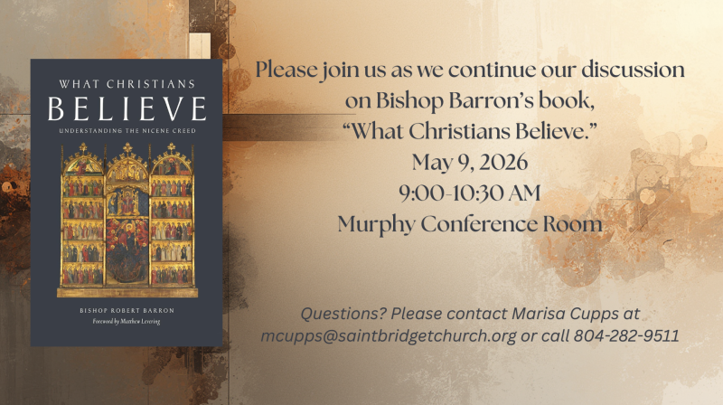 What Christians Believe Book Discussion